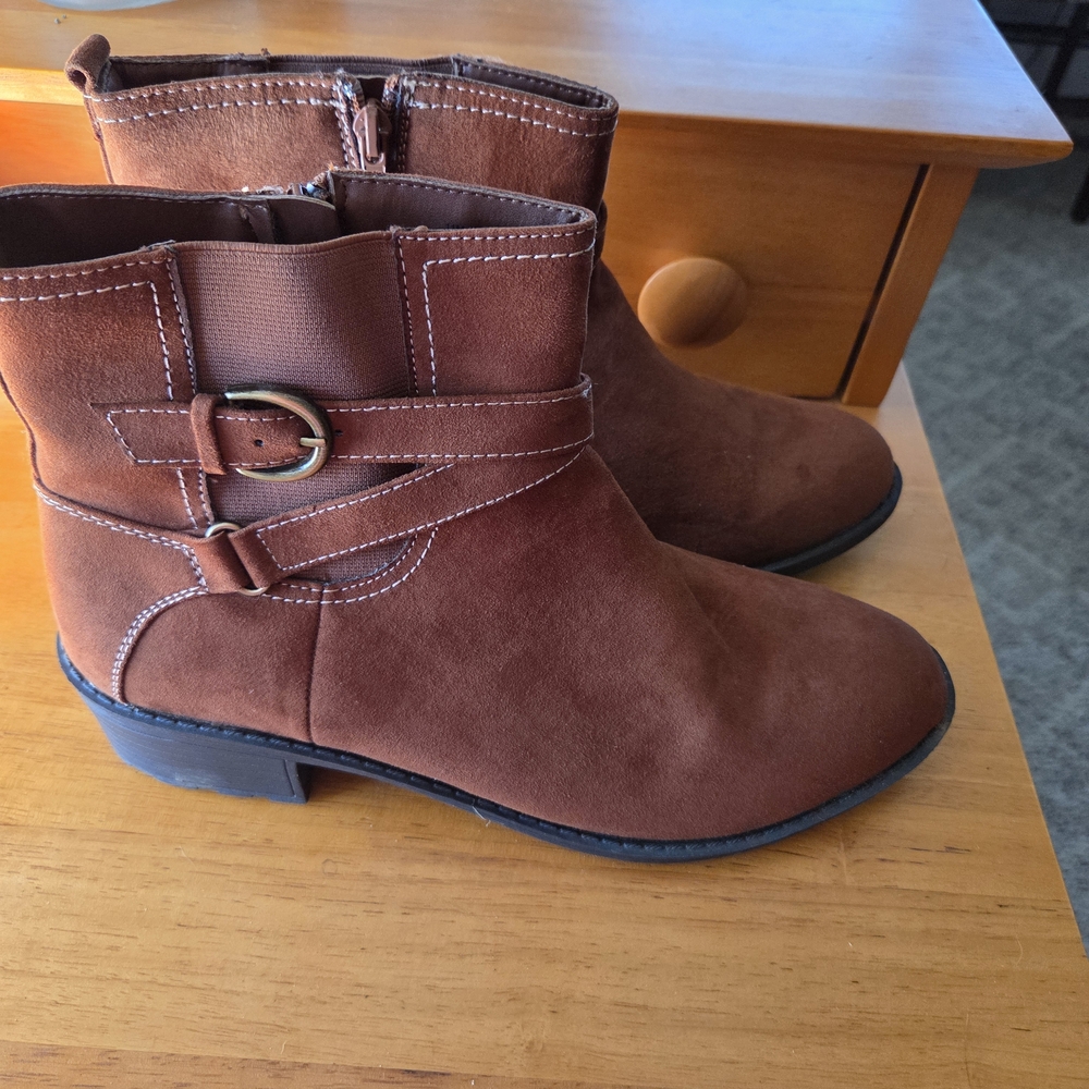 Brown Womens Ankle Boots